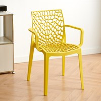 Chaises de bistrot empilables en plastique avec accoudoirs pour cuisine, salle publique et café - Vente en gros