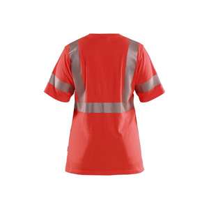 Blaklader-350225375500XXL เสื้อยืด Hi-Vis ของผู้หญิงสีแดง-EAN 7330509881569 HI-VIS Workwear - Product Image 2