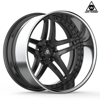 Roues forgées 3 pièces Roues légères personnalisées Jantes en aluminium 5X120 Jantes de voiture de tourisme Jantes en aluminium 17 18 19 20 21 22 pouces