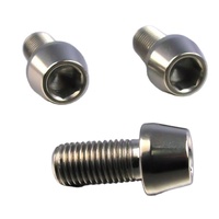 Vis de frein à disque de VTT en titane anodisé coloré M5x10mm, composants de vélo en alliage 6AL-4V, vente en gros