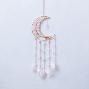 Natural ágata cristal grava sueño red árbol vida viento carillón colgante Feng Shui estudiante recuerdo claro cuarzo cornalina obsidiana - Product Image 1