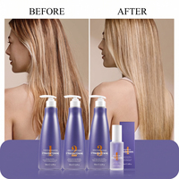 Traitement capillaire à la kératine sans formaldéhyde, système de lissage professionnel, utilisation en salon sécurisée, étiquette privée, approvisionnement OEM