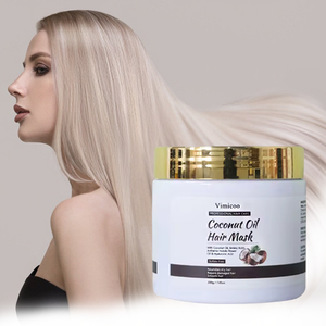มาสก์บำรุงเส้นผมสำหรับ<span class=keywords><strong>ผู้หญิง</strong></span>น้ำมันมะพร้าวแก้รังแคดูแลเส้นผมวีแกนบำรุงหนังศีรษะให้เรียบเนียนปรับแต่งโลโก้ได้ตามต้องการ - Product Image 1