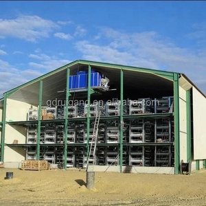 Edificio Industriale Prefabbricato a Più Piani in Struttura Leggera in Acciaio, Magazzino <span class=keywords><strong>RT</strong></span> RTCFD525 con Porta a Rullo Blu - Product Image 3