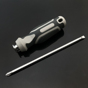 Multipurpose Ratcheting <b>Screwdriver</b> Set Flat Head Bit Interchangeable Bit Anti-Slip Handle Diy Tool - Product Image 4