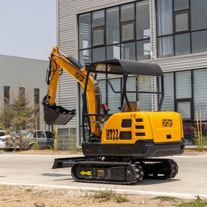 รถขุดไฮดรอลิกอเนกประสงค์จีน รุ่น HT22 ดีไซน์ใหม่ พร้อมหัวเจาะแบบ Thumb Auger สำหรับพื้นที่เกษตรกรรม - Product Image 3
