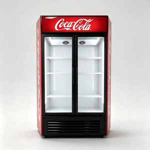 Refrigerador <span class=keywords><strong>de</strong></span> Doble Puerta <span class=keywords><strong>de</strong></span> Vidrio con Enfriamiento por Aire <span class=keywords><strong>de</strong></span> Una Sola Temperatura, Exhibidor <span class=keywords><strong>de</strong></span> Bebidas <span class=keywords><strong>Coca</strong></span>-<span class=keywords><strong>Cola</strong></span>, Nevera para Refrescos - Product Image 2
