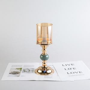 เชิงเทียนตั้งโต๊ะทำจากโลหะทำจากสแตนเลสใช้ในห้องนั่งเล่นสำหรับงานแต่งงาน - Product Image 3