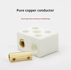 Alta temperatura resistente ao calor 2-Pin cerâmica <span class=keywords><strong>Terminal</strong></span> <span class=keywords><strong>Block</strong></span> isolou o conector do fio cerâmico para alta frequência - Product Image 3