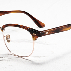 Retro Full Rim Rectangle <b>Eyeglasses</b> 533 Anti-Uv Lightweight Unisex Adults Vision Correction <b>Frames</b> - Product Image 4