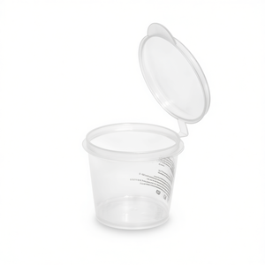 Contenitore Trasparente con Coperchio a Cerniera da 1 Oz, in PP, per Alimenti, Uso Cucina, Impilabile, per la Conservazione della Freschezza, Stampato a Iniezione - Product Image 1