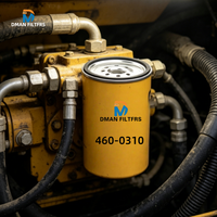 Élément filtrant séparateur eau-carburant haute efficacité 4600310 460-0310 pour véhicule d'ingénierie