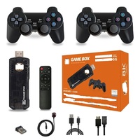 NKIWI X8 HD 4K açık kaynak Arcade 3D Set-Top TV kutusu çift sistem Video oyunu konsol PSP toptan