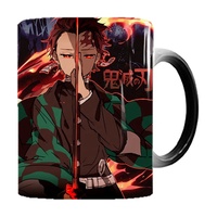 20 تصميم أنيمي قاتل الوحوش: Kimetsu لا Yaiba كوب سحري أكواب بورسلين تلون كوب سيراميك مع الماء الساخن