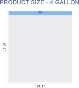 Cordon bleu 1.5-2 Mil PE sac poubelle robuste non parfumé rétractable étanche à l'humidité pour l'expédition de cuisine - Product Image 2