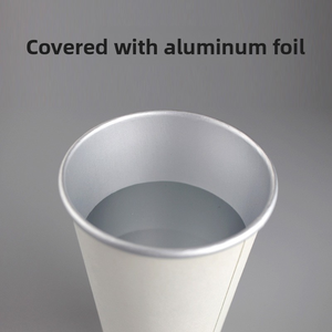 8/9/10/12/14/16/22oz dùng một lần hai lớp nhôm lá giấy ly trà sữa đồ uống nóng ly cà phê biểu tượng tùy chỉnh - Product Image 2