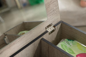 Best Selling Modern Wooden Movable Bathroom Bedside Cabinet High Quality Multi-Functional with Mirror - Product Image 2