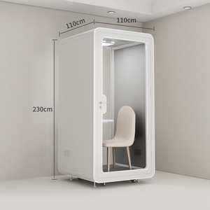 Cabina insonorizada <span class=keywords><strong>para</strong></span> 1 persona, cabina de grabación <span class=keywords><strong>para</strong></span> oficina, cabina telefónica <span class=keywords><strong>para</strong></span> estudio de construcción de <span class=keywords><strong>oficinas</strong></span> - Product Image 1