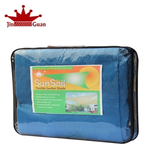 180gsm HDPE 3x4m rettangolo parasole vela UV finito per ombreggiatura <span class=keywords><strong>giardino</strong></span> esterno con modelli quadrati e triangolari