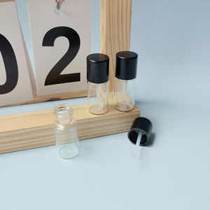 5ml 10ml 15ml Rỗng rõ ràng Glass Ống Tester chai bơm lại Mini Mẫu cầm tay nền tảng chất lỏng make up <span class=keywords><strong>Vial</strong></span> với nắp - Product Image 6