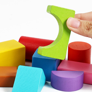 3D Spatial Projection <b>Building</b> <b>Blocks</b> For Children Solid Geometry Three View Cognition Early Education Puzzle Toys Thinking - Product Image 2