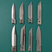 Couteau pliant EDC OT portable personnalisé, divers accessoires de poignée en aluminium CNC et styles de lames, couteau tactique d'extérieur OEM ODM