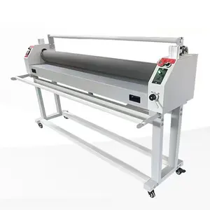 Mesin Laminator Dingin Panas Format Lebar 5 Kaki Pneumatik Otomatis Kecepatan Tinggi