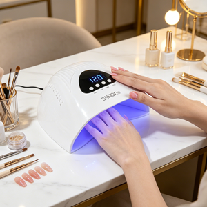 SNRQI Lampada UV LED All-in-One Personalizzata a Basso Prezzo, Asciugatore per Unghie ad Alta <span class=keywords><strong>Potenza</strong></span> per Gel, Lampada LED per Asciugatura Rapida, Luce LED per Polimerizzazione Gel UV - Product Image 1