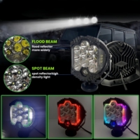 Lumière de travail LED super lumineuse BSG SK-5 50W IP67 étanche en aluminium de 5 pouces, 5000 lumens, 10-40V pour voiture