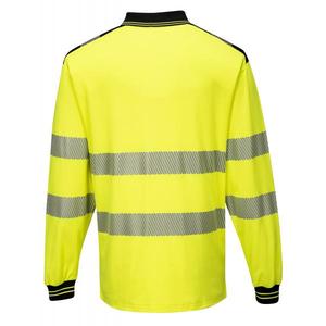 PORTWEST-Polo jaune/noir à manches longues haute visibilité T184YBRXXL PW3-EAN 5036108303618 HI-VIS WORKWEAR - Product Image 2