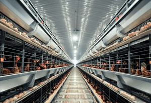 Langlebiges Hühnerstall mit Stahl konstruktion für die Geflügel zucht und das Bauernhaus für die Hühner zucht - Product Image 5