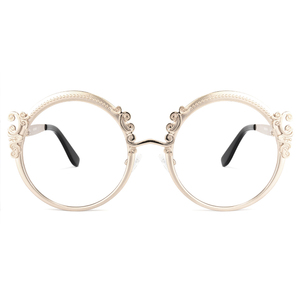 <span class=keywords><strong>Neostyle</strong></span> Fancy Premium Womens Hợp Kim Vòng Vàng Kim Loại Mắt Kính Khung Với Điều Chỉnh Miếng Đệm Mũi Mềm - Product Image 1