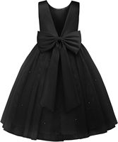 Gaun Pesta Putri Berhias Manik-Manik JerrisApparel untuk Pengiring Pengantin, 100% Poliester & Katun, untuk Pernikahan, Ulang Tahun, Pesta Prom, Impor