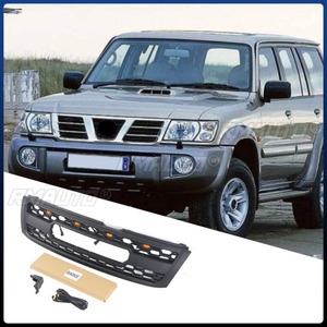 Grilles de pare-chocs avant de voiture, grille de voiture pour Nissan Patrol Y61 2003-2005, kit carrosserie, accessoires de voiture - Product Image 2
