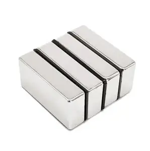 Large Size Customized Super Strong Rectangle Sintered N52 Neodymium Magnet