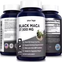 Capsules de Maca noire haute résistance JH Factory, complément alimentaire pour la santé sexuelle masculine, soutien de l'énergie musculaire
