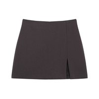 Nouvelles culottes pour femmes Style européen américain classique polyvalent ourlet fente conception pour la taille naturelle d'été