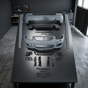 ชุดแต่งรอบคัน EPR BMW E92 M-Tech พร้อมไฟตัดหมอก ปี 2004-2011 วัสดุ PP ติดตั้งง่ายสำหรับ E92 Coupe LCI - Product Image 2