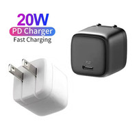 Chargeur rapide pliable MINI 20W PD USB-C pour Apple IPhone 14 13 12 11 adaptateur pour Samsung Xiaomi LG type c chargeur mural