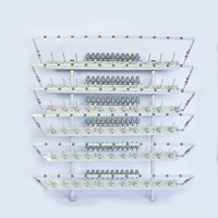 Support métallique professionnel anti-vibration et antirouille à 66 broches pour machine à coudre industrielle robuste, accessoire pour atelier textile
