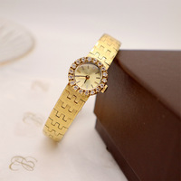 Montre vintage de luxe pour femme, cadran carré en quartz Fritillary, bracelet en acier inoxydable, mouvement Miyota 18 mm, aiguilles, verre Hardlex, résistante à l'eau