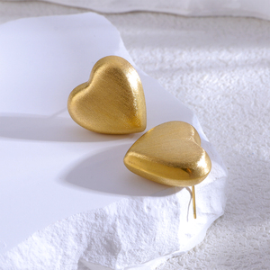 Collar con Colgante de Corazón Chapado en Oro 304 316 TAYOINFASO, Cadena de Aleación, Joyería Unisex Romántica para Uso Diario - Product Image 4