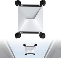 Support à ventouse Starlink Mini, support de fixation pour fenêtre/toit de voiture à 4 points pour antenne satellite Starlink Mini