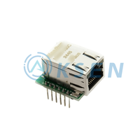 Módulo de red Ethernet AI-KSEN W5500 con interfaz SPI, protocolo TCP/IP compatible con WIZ820io