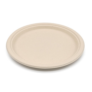 Assiettes en papier robustes de 10 pouces bagasse écologique composable jetable sans danger pour <span class=keywords><strong>les</strong></span> dîners anniversaires mariages - Product Image 5