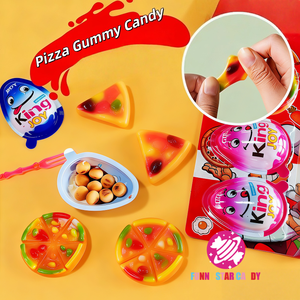 Gomitas de Pizza <span class=keywords><strong>Mini</strong></span>, Chocolate y Huevo, con Sabor a Frutas, Dulces Personalizados para Niños, Venta al Por Mayor - Product Image 3