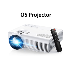 Mạnh mẽ xách tay Q5 chiếu 4K rạp hát tại nhà máy chiếu màn hình điện thoại thông minh phản ánh với Dual Wifi 5g bt5.0 1080p Video proyector - Product Image 2
