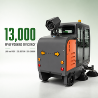 Balayeuse industrielle autoportée XY-A19, corps en acier galvanisé, faisceau de câblage étanche, moteur 1500W, batterie 48V 100Ah