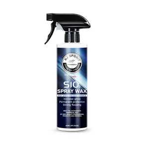 China Car Detailing Spray Wax SIO2 Increase Gloss Nano Coating Wax Easy to Use Hydrophobic Car Polish Use On Wet Or Dry Surfaces