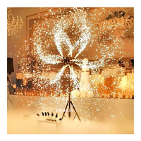 Haute qualité froid Pyro Sparkler Double roues moulin à vent système de tir Machine feux d'artifice pour fête de scène de mariage